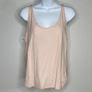 LAmade blush pink tie back women's top